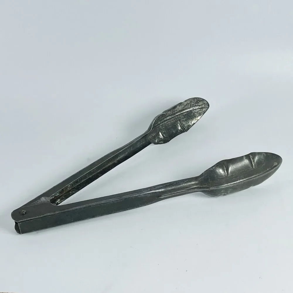 Vintage Empire Seed Co Temple Texas Advertising Kitchen Tongs Metal Collectible